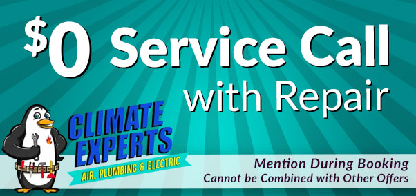 $0 Service call with repair - coupon